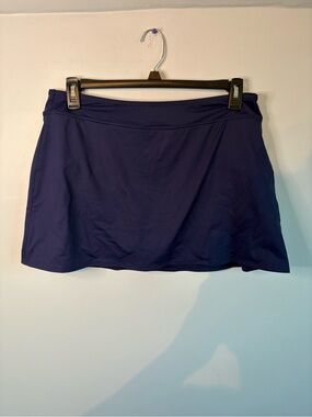 Lands' End Navy Swim Skirt